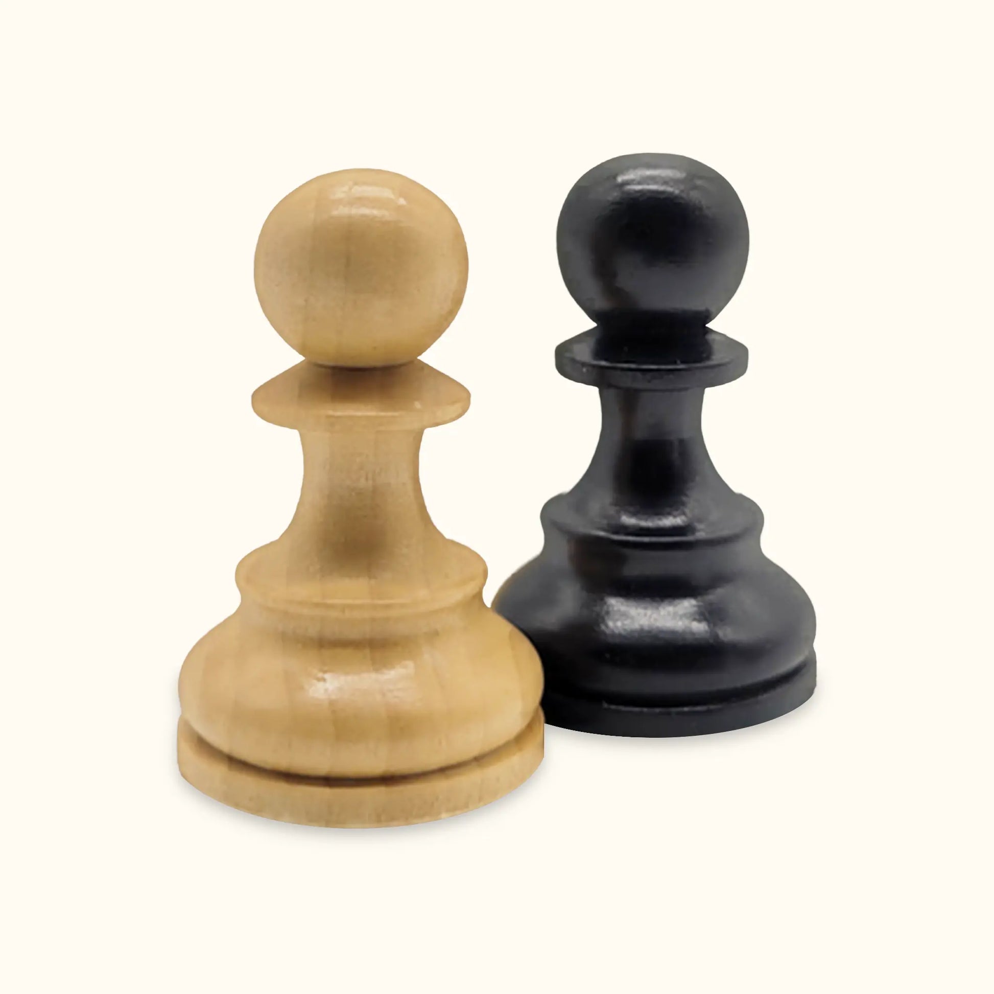 Chess pieces French Staunton ebonized pawn