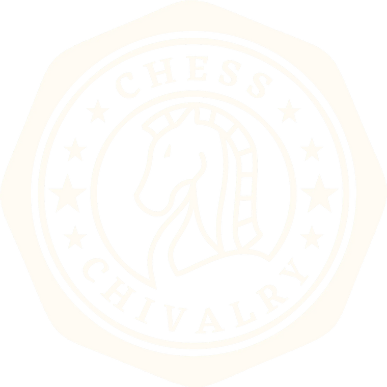 Chess Chivalry logo creme