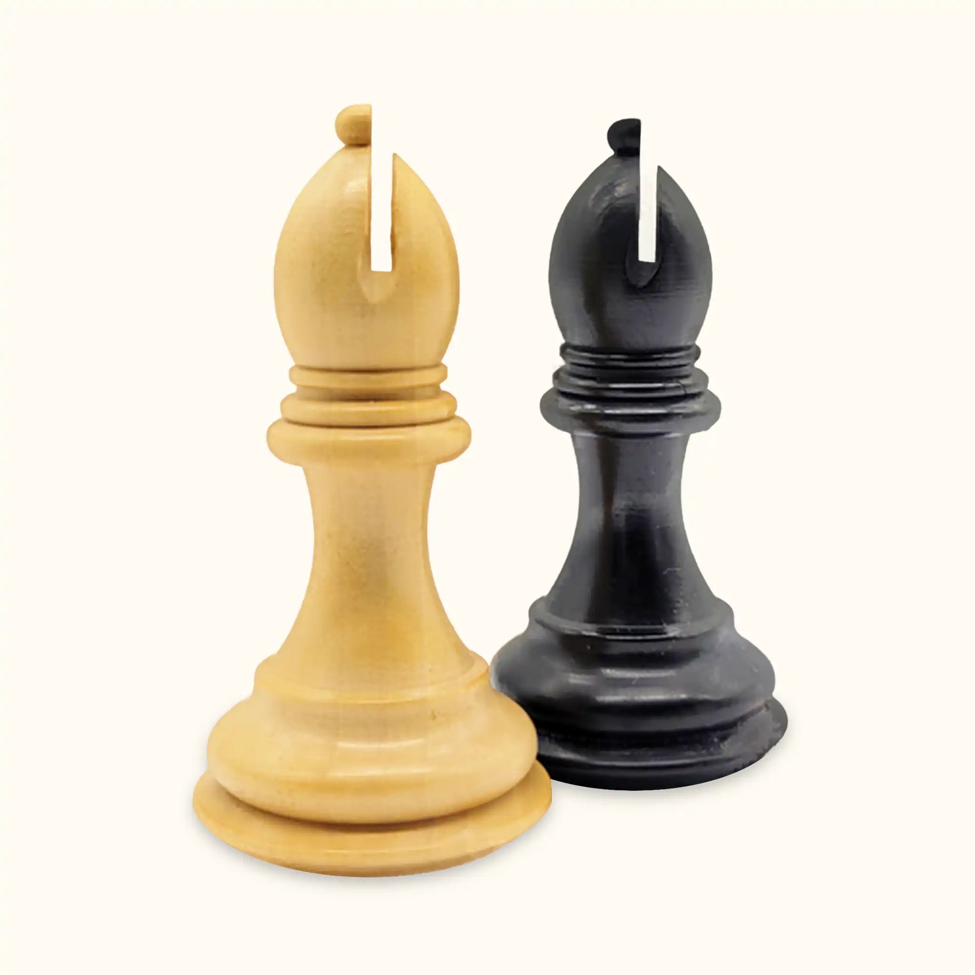 Chess pieces Alban Knight ebonized bishop
