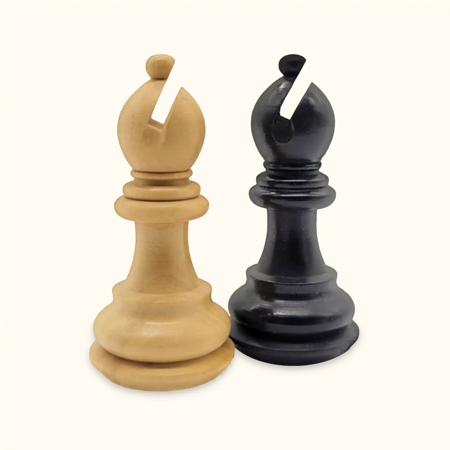 Chess pieces grace ebonised bishop