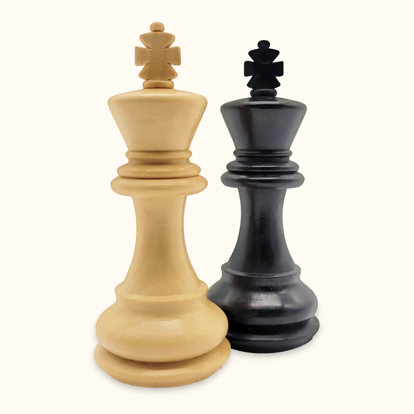 Chess pieces grace ebonised king