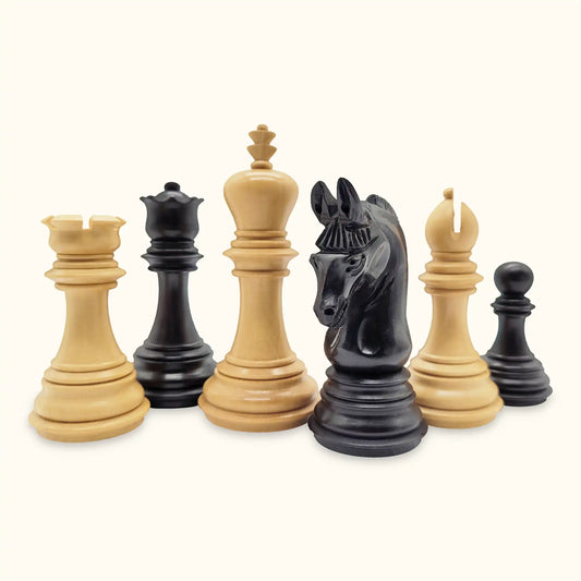 Chess pieces Imperial ebonized set