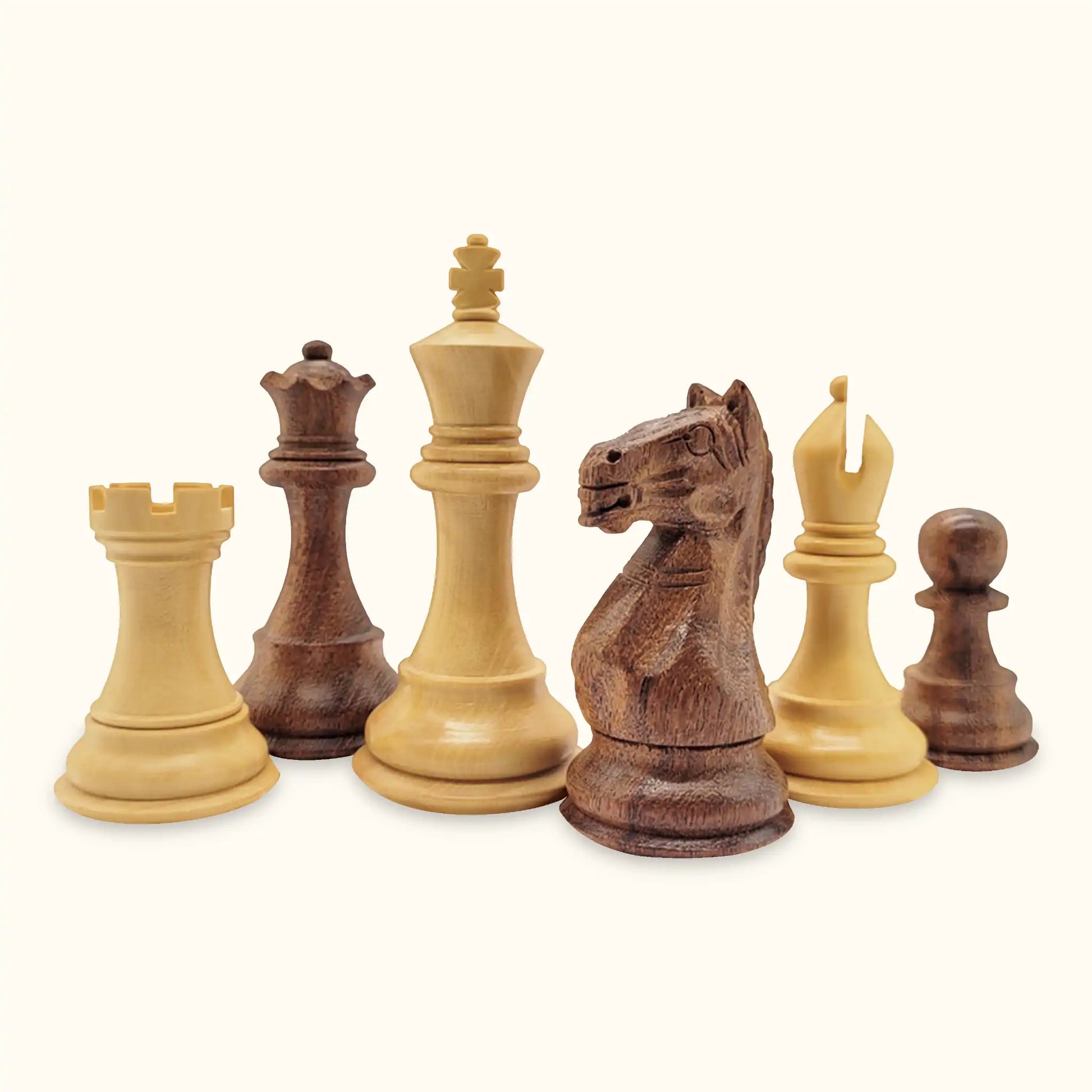 Chess pieces supreme acacia set
