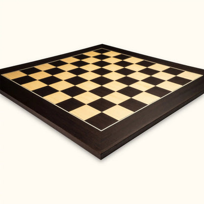 Chessboard Wenge Deluxe 55 mm wenge maple side view