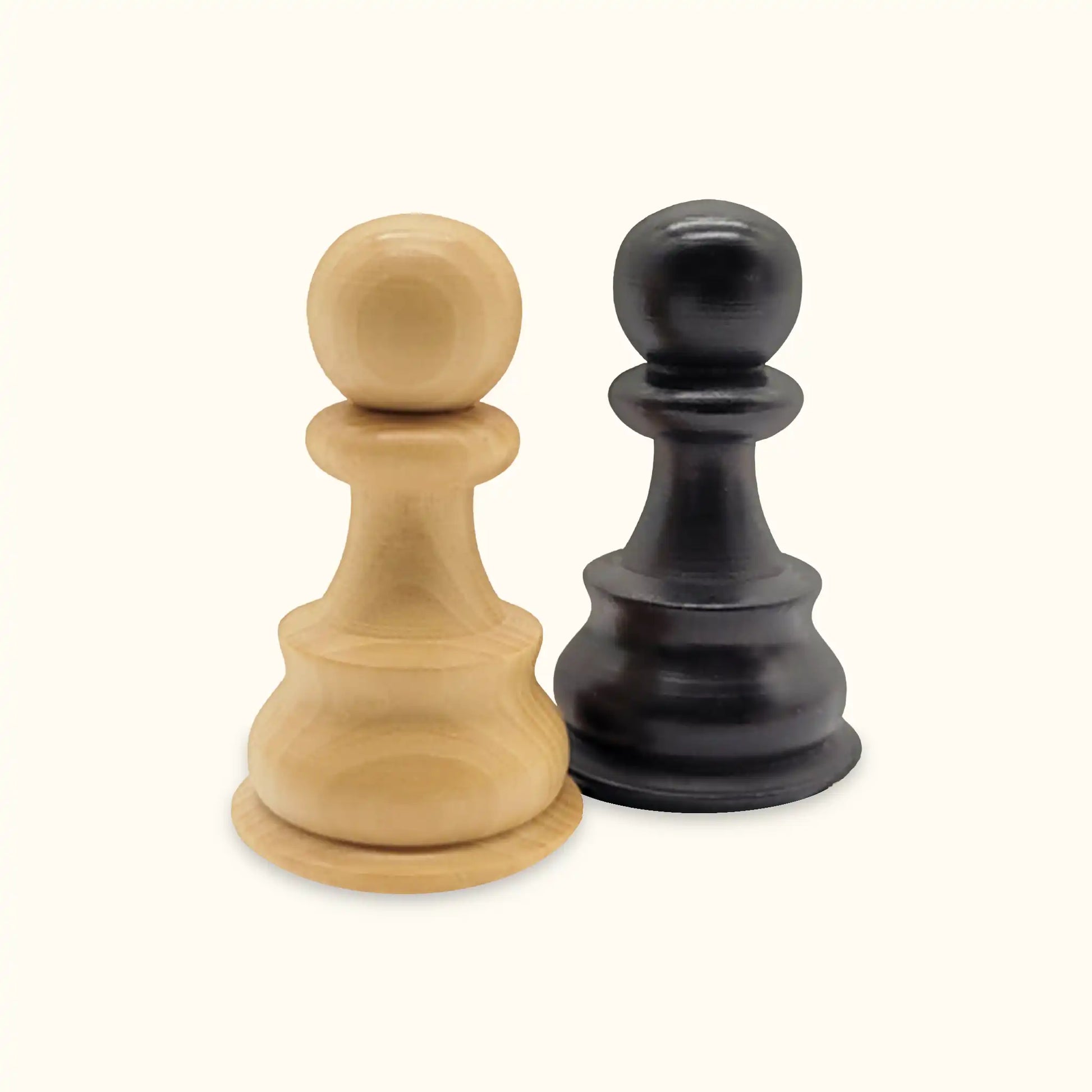 Chess pieces Zagreb ebonized pawn